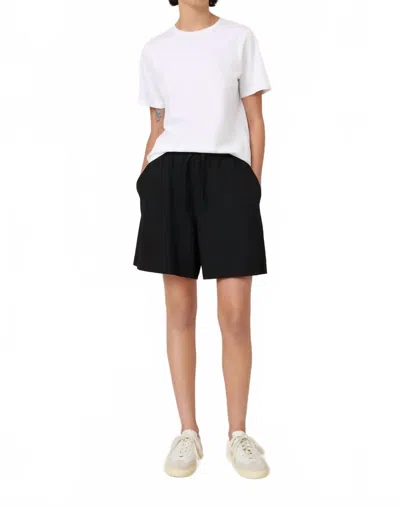 Kowtow Drawcord Mid Rise Shorts In Black