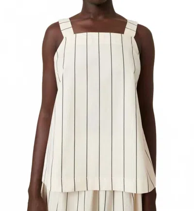 Kowtow Elle Sleeveless Top In White