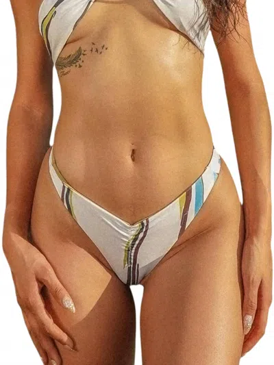 Koy & Victoria Nini Bikini Bottom In Ada In White