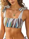 Koy & Victoria Nneka Bikini Top In Ada In Multi
