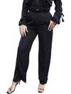 Koy & Victoria Vix Ankle Tie Pants In Noir In Black