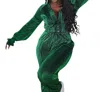Koy & Victoria Vix Tassel Jacket In Green In Green