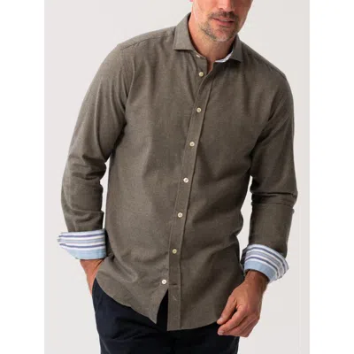 Koy Clothing Button Up Collared Shirt In Green