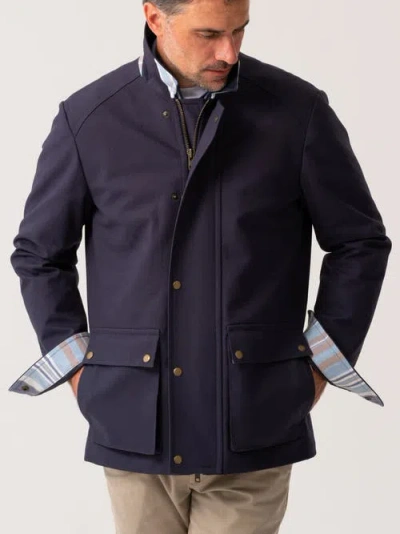 Koy Clothing Car Coat In Blue