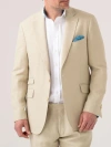 Koy Clothing Linen/wool/silk Blend Tailored Blazer