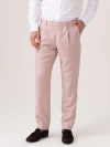 Koy Clothing Linen/wool/silk Blend Tailored Trousers