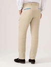 Koy Clothing Linen/wool/silk Blend Tailored Trousers In Sand