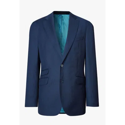 Koy Clothing Men's Blue Classic Navy Wool Blazer