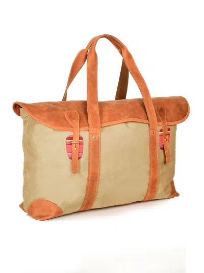 Koy Clothing Men's Neutrals Canvas Weekender Bag - Tan In Nude