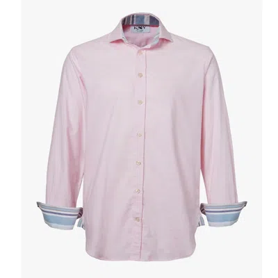 Koy Clothing Men's Pink Cotton-cashmere Shirt