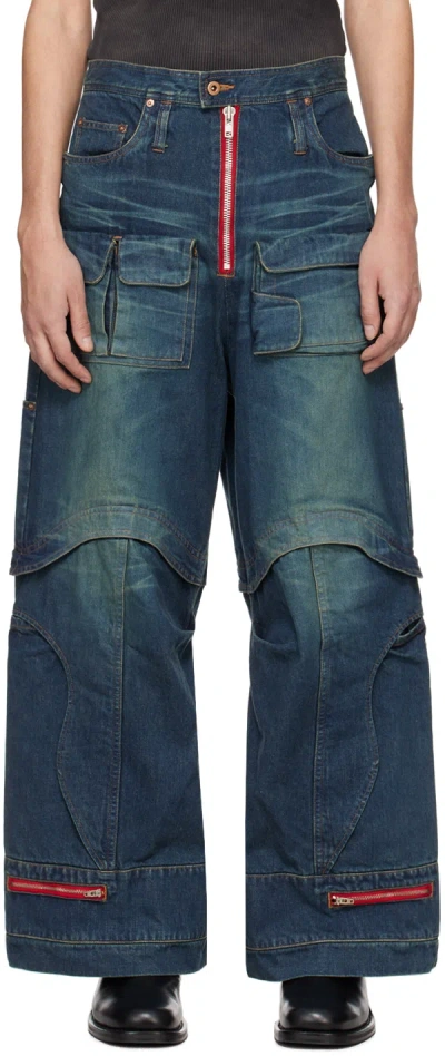 Kozaburo Indigo Explorer Jeans