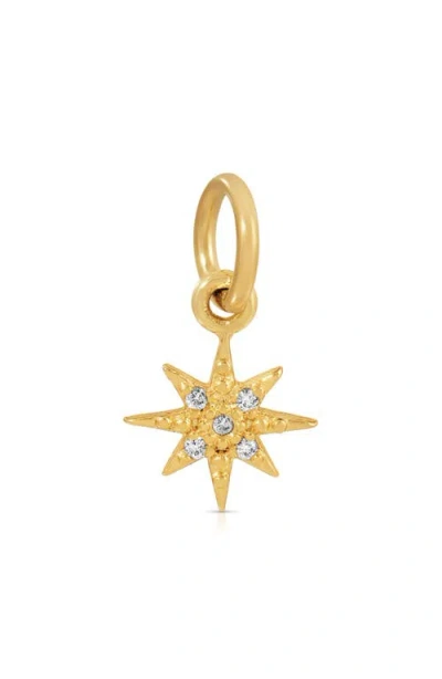 Kozakh 6-point Star Charm In Green