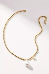 Kozakh Bold Baroque Necklace In White