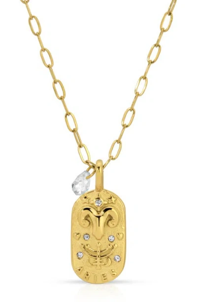 Kozakh Cielo Zodiac Pendant Necklace In Gold