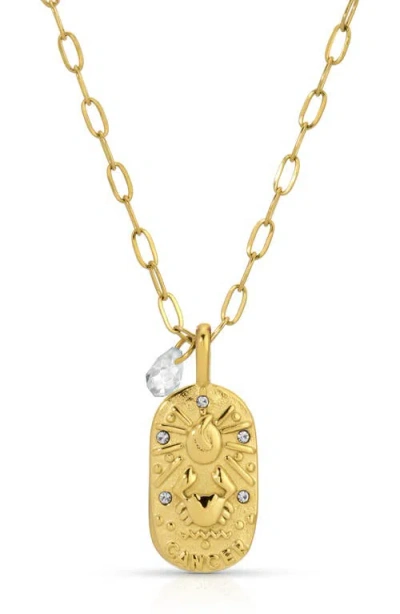 Kozakh Cielo Zodiac Pendant Necklace In Gold