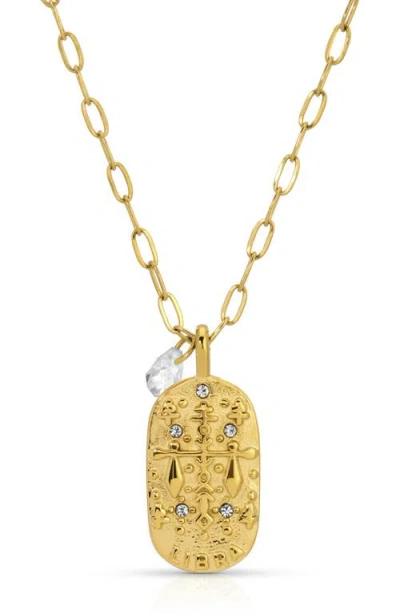 Kozakh Cielo Zodiac Pendant Necklace In Gold