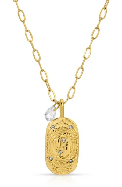 Kozakh Cielo Zodiac Pendant Necklace In Gold