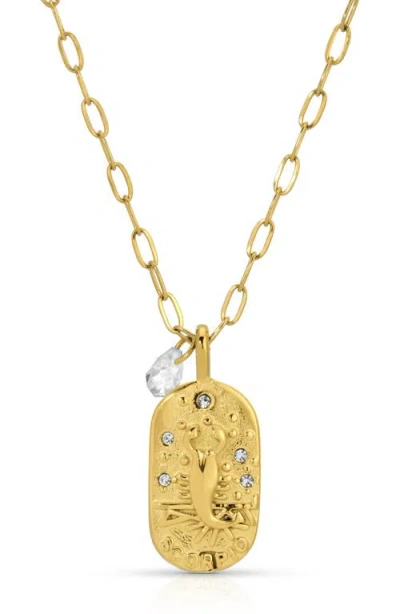 Kozakh Cielo Zodiac Pendant Necklace In Gold