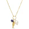 Kozakh Naxos Pendant Necklace In Gold