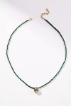 Kozakh Rosario Spinel Necklace In Green