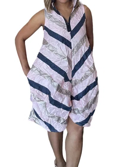 Kozan Aubrey Travel Dress In Rosewater In Multi