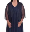 Kozan Auburn Jacket In Navy Tulle In Multi