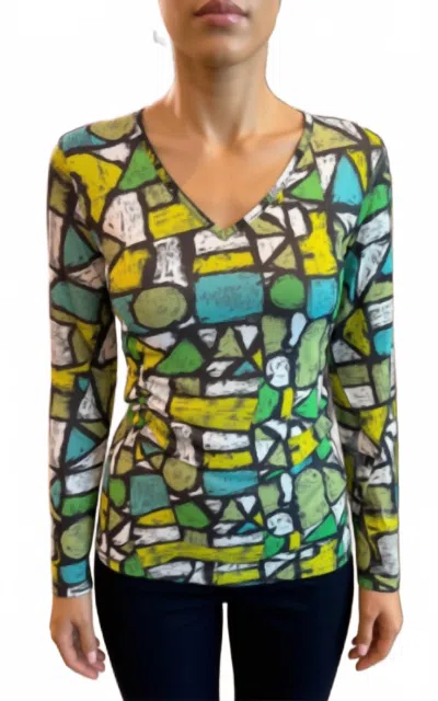 Kozan Mori Ruched Top In Elmnt In Multi