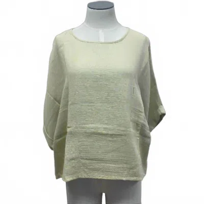 Kozan Women's Honey Dolman Sleeves Top In Sun In Green