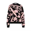 Köpkeköpke Women's Black Flower Sweater In Black