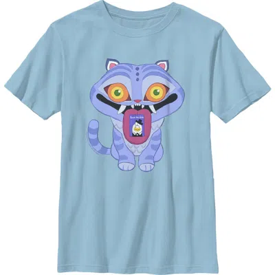 Kpop Demon Hunters Kids' Boy's  Derpy Save The Date  Graphic T-shirt In Blue