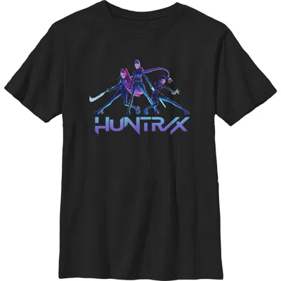 Kpop Demon Hunters Kids' Boy's  Huntrix Girls  Graphic T-shirt In Black