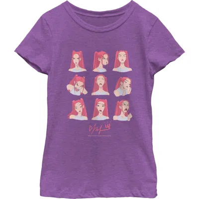 Kpop Demon Hunters Kids' Girl's  The Expressions Of Mira Graphic T-shirt In Multi