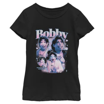 Kpop Demon Hunters Kids' Girl's  World's Best Manager  Graphic T-shirt In Black