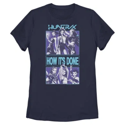 Kpop Demon Hunters Huntrix How It's Done  Graphic T-shirt In Blue