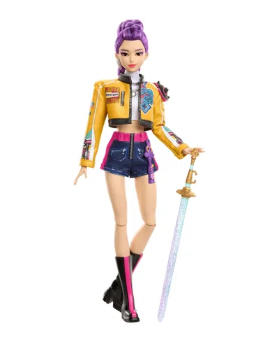 Kpop Demon Hunters Huntr/x "how It's Done" Rumi 11" Collectible Fashion Doll With Weapon Accessory, Ages 6+ In Multi