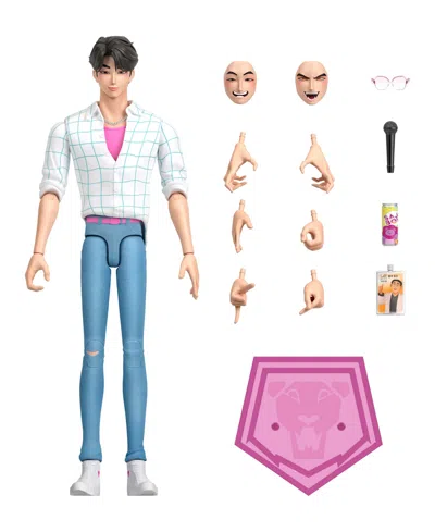 Kpop Demon Hunters Jinu 6.7-inch Action Figure With 18-point Articulation And Interchangeable Hands And Faces, Ages 4+ In Multi