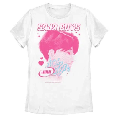 Kpop Demon Hunters Jinu Saja Profile  Graphic T-shirt In White