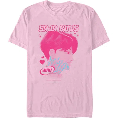 Kpop Demon Hunters Jinu Saja Profile  Graphic T-shirt In Pink
