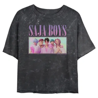 Kpop Demon Hunters Junior's  Saja Boys And Depry Graphic T-shirt In Black