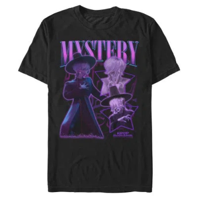 Kpop Demon Hunters Mystery Saja Collage  Graphic T-shirt In Black