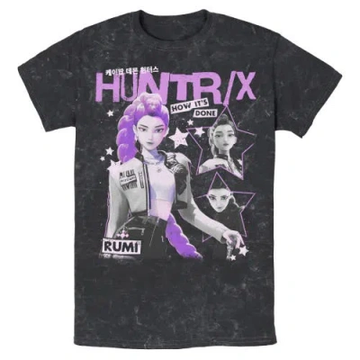 Kpop Demon Hunters Pop Star Huntrix Rumi  Graphic T-shirt In Black