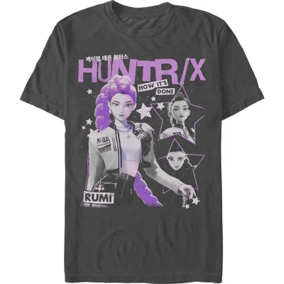 Kpop Demon Hunters Pop Star Huntrix Rumi  Graphic T-shirt In Black