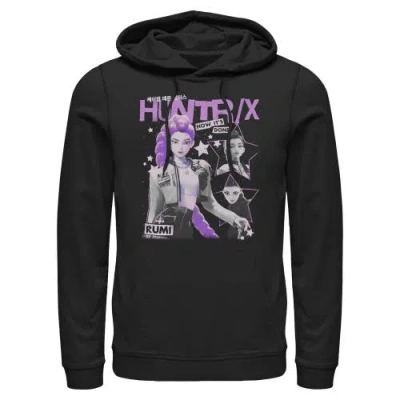 Kpop Demon Hunters Pop Star Huntrix Rumi  Pull Over Hoodie In Black