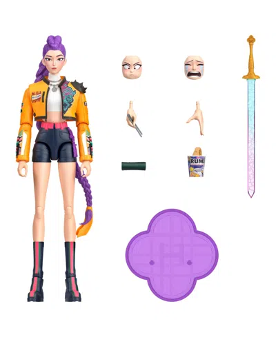Kpop Demon Hunters Rumi 6-inch 21 Points Of Articulation Interchangeable Hands And Faces Action Figure, Ages 4+ In Multi