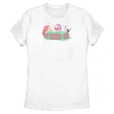 Kpop Demon Hunters Rumi, Mira And Zoey Relaxing  Graphic T-shirt In White