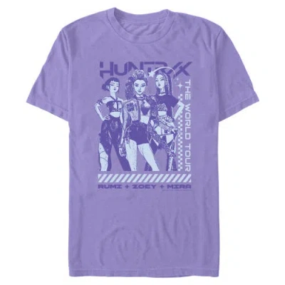 Kpop Demon Hunters Rumi Zoey Mira Tour  Graphic T-shirt In Purple