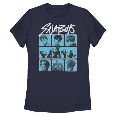 Kpop Demon Hunters Saja Boys Group  Graphic T-shirt In Blue