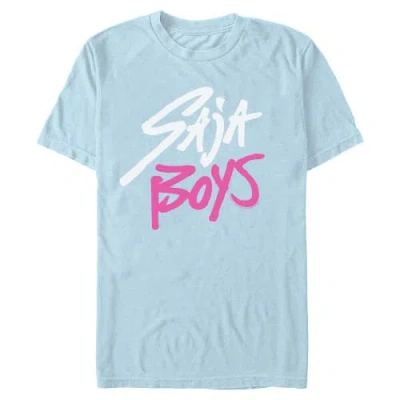 Kpop Demon Hunters Saja Boys Logo  Graphic T-shirt In Blue