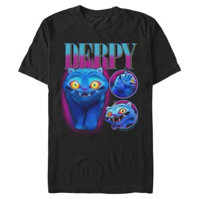 Kpop Demon Hunters Supernatural Derpy  Graphic T-shirt In Black
