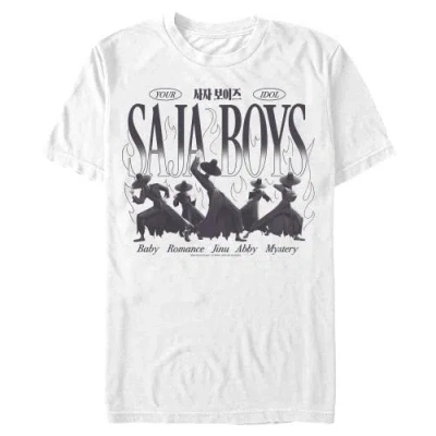 Kpop Demon Hunters Your Saja Boys Idols  Graphic T-shirt In White